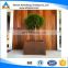 Alibaba top seller large size square rustic metal planter