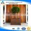 Alibaba top seller large size square rustic metal planter