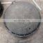 Resin composite recessed manhole cover and frame