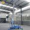 7LSJLI Shandong SevenLift 6m hydraulic jack Mobile Aluminium Vertical lifts single mast air lift for paint