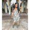Dollar Print Women Summer Dress Girl Female U neck Sleeveless Club Party Dress Vest dress Vestidos