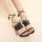 rope metal chain Snake High Thin Heels Pointed Toe Rhinestone Gladiator Pumps Party Sexy Shoes Prom Shoes r Shoes Gladiator