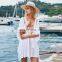 New Beach Cover Up White Lace cotton Swimsuit cover up Summer Crochet Beachwear Bathing suit cover ups Beach Dress