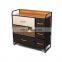 Customized 5L-612 Popular ClothingStorage Chest 7 Drawer Dresser Bedroom Furniture With Wooden Pull