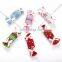 CHRISTMAS TIME!!!!!! Wholesale Custom Free Samples Mouse Fish Shape Plush Xmas Pet Cat Toy Balls Set Pack With Catnip