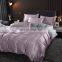 2020 China Manufacturer Direct Supply 4PCS Luxury Bed Cover Washed Silk Pillow Case Duvet Cover Bed Sheet Summer Bedding Set