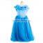 Kid's Cinderella Blue Color Dress Cinderella Cosplay Costume