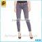 2016 New arrival women's pants regular bodycon straight leg denim Jeans wholesale