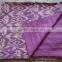 Purple Ikat Kantha Quilt Blanket - Cotton Quilted Bedspreads,Throws,Ralli,Gudari Handmade Tapestery REVERSIBLE Bedding 90x108