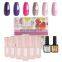 nail beauty care product 6ml 6 pieces nail gel polish set with gift box package