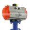 Bundor 150LB DN200 for drinking water EPDM pneumatic actuator control wafer butterfly valve