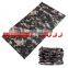 2016 100%polyester seamless tubular shape military bandana