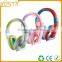 2016 Comfortable wholesale colorful stereo best selling promotional stereo headphones headsets