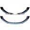 ABS auto shovel black spoiler front protector with universal front bumper lip