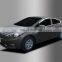 Chrome door visor side window deflector shade sun rain shield silver strips guard for Kia K3