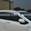 Chrome Door Visor Side Window Deflector Shade Sun Rain Shield Silver Strips Guard for Honda CRV 2017