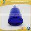 Beautiful 650ml Round Shape Cobalt Blue Glass Wine Bottle