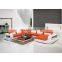 CBM G8005 7 seat U shaped sofa genuine leather home furniture sectional living Room sofa set