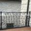 decorative exterior metal long porch handrail safe luxury wrought iron black balcony railing for house