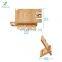 Bamboo Charger Dock Stand Wood Phone Docking Station and Nightstand Organizer Stand Holder