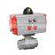 COVNA DN15 1/2 inch 2 Way Female Thread 316 Stainless Steel Double Acting Pneumatic Actuator Ball Valve