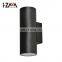 High Quality Modern Black Round Aluminum Waterproof Ip65 Smd Outdoor Led Wall Light