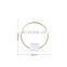 Golden Circle LED Desk Lamp With Marble Base Table Light Luxury Home Decoration Bedroom Bedside Night Light