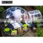 Comfortable LED Inflatable Clear Dome Tent for Camping