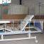 Two Function Electric Hospital Ward Patient Bed With Collapsible Aluminum Alloy Guardrails