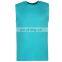 Wholesale Price Plain Dye Solid O-Neck 100% Cotton Casual Muscle Tank Tops vest for Men