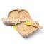 Customized Unique Design Animal Shaped With Silicone Suction Plate Baby Bamboo Plate