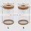Transparent Hydroponic Flower Pot Imitation Glass Soilless Planting Potted Green Plant Resin Flower Pot Home Vase Decor
