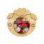Eco-friendly Wood Bamboo Baby Bowl Plate Custom Stay Put Suction Baby Feeding Bowl With Suction Base