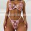 2 Piece Sexy Bra Set Embroider Flower Lingerie Set Valentines Sexy Lingerie