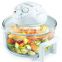 Home kitchen appliance mini head lamp portable baking bread thermostat convection electric 12l turbo halogen oven