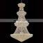 Hotel large crystal chandelier lighting empire chandelier luxury gold chandelier lighting