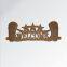 Antique Vintage Cast Iron Wall Plaque Welcome Signs