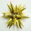 Decorative Ribbon Firework Bow with fuzzy made of PET for Christmas Decoration