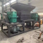 Double Shaft Shredder for Recycling Rubber Tires, Plastic Bottles, Metals, Copper Wires, and Waste Paper