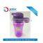 single wall BPA Free plastic baby water bottle with straw and handle