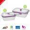 1.5L (1500ml ) Silicone food container , Platinum silicone, Foldable, Non-stick,