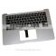 2014 Spanish layout Top case with keyboard For Apple MacBook Air A1466