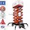 1.35~18m, 0.3 ton inground car scissors lift /scissor car lift flush /small electric scissor lift