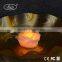 Changing 7 Colors paraffin wax flameless LED Rose Flower Candle