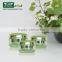 2015 Luxury Green Plastic Acrylic Cream Jar With Screw Cap 20g 30g 50g