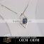 hot sale fashion 925 silver jewerly american diamond necklace sets