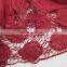 Charm Beautiful Rose Flower Embroidery Lace Plain Cotton Linen Scarves Fashion