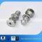 4.8 Steel grade zinc plated Dongguan factory mirror screw ball head screw