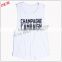 Street-Styling 100% cotton loose fit sleeveless custom gym sport tank top casual style women t-shirt                        
                                                Quality Choice