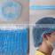 dental pleated blue disposalbe mob cap